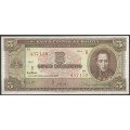 Bolivia, 5 Bolivianos L 20 Dic 1945 Serie B P138a