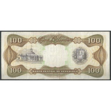 Venezuela, 100 Bolivares 5 Feb 1998 E 8 Dig P66f