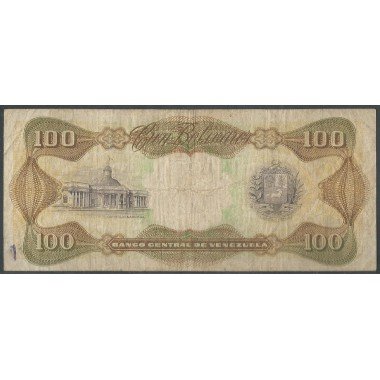 Venezuela, 100 Bolivares 5 Feb 1998 F 8 Dig P66f