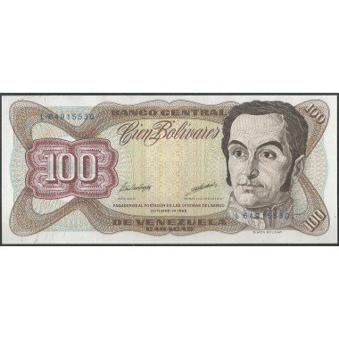 Venezuela, 100 Bolivares 13 Oct 1998 L 8 Dig P66g