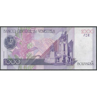 Venezuela, 1.000 Bolivares 10 Sep 1998 A 8 Dig P79