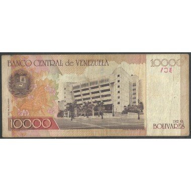 Venezuela, 10.000 Bolivares 25 May 2000 A 8 Dig P85a