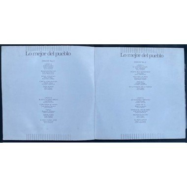 Lo mejor del pueblo  (3 Vinilos)- Colombia