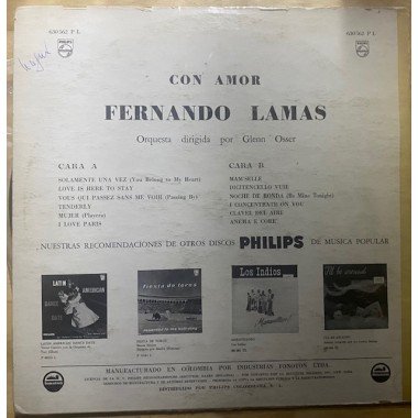 Fernando Lamas, Con Amor - Colombia