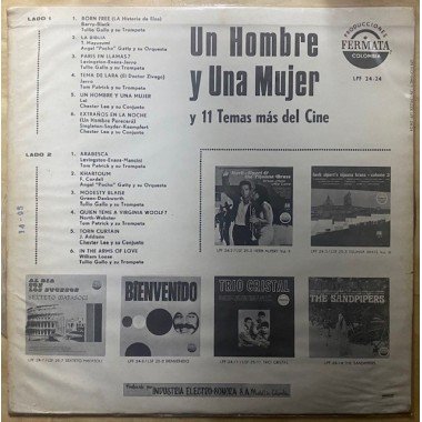 Un hombre y una mujer, Banda sonora - Colombia