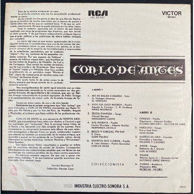 Margarita Cueto y otros, Con lo de antes  - Colombia