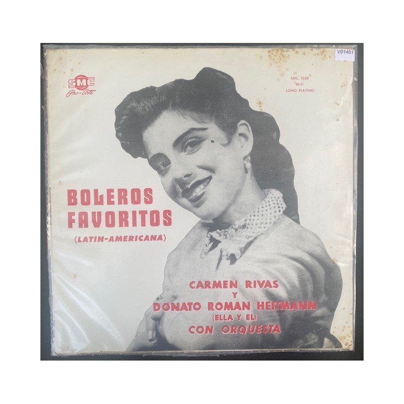 Carmen Rivas y Donato Roman Heitmann,  Boleros favoritos - Colombia