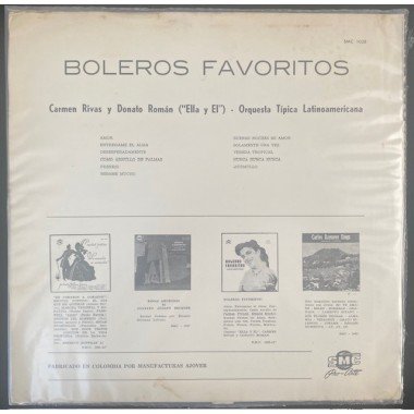 Carmen Rivas y Donato Roman Heitmann,  Boleros favoritos - Colombia