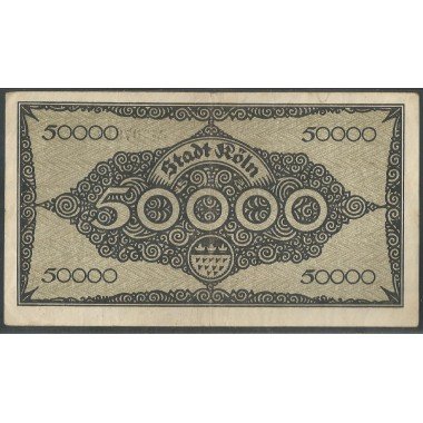 Alemania - Koln, 50.000 Mark 2 Jul 1923