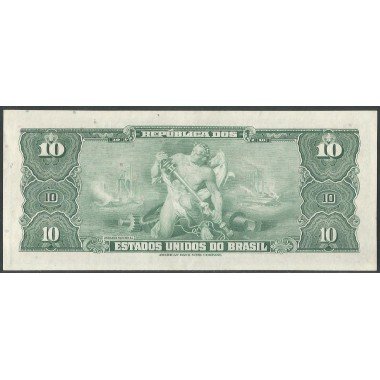Brasil, 10 Cruzeiros ND1963 Firma 12 P167b
