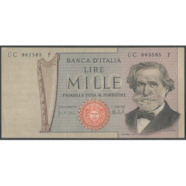 Italia, 1.000 Liras 5 Ago 1975 P101d