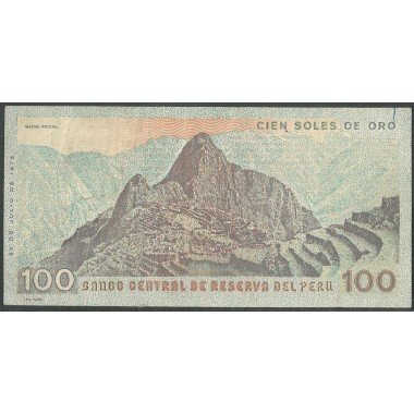 Peru, 100 Soles 22 Jul 1976 P114