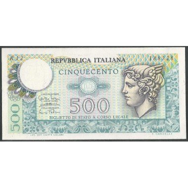 Italia, 500 Liras 14 Feb 1974 P94