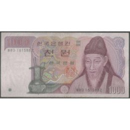 Korea del Sur 1.000 Won ND1983 P47