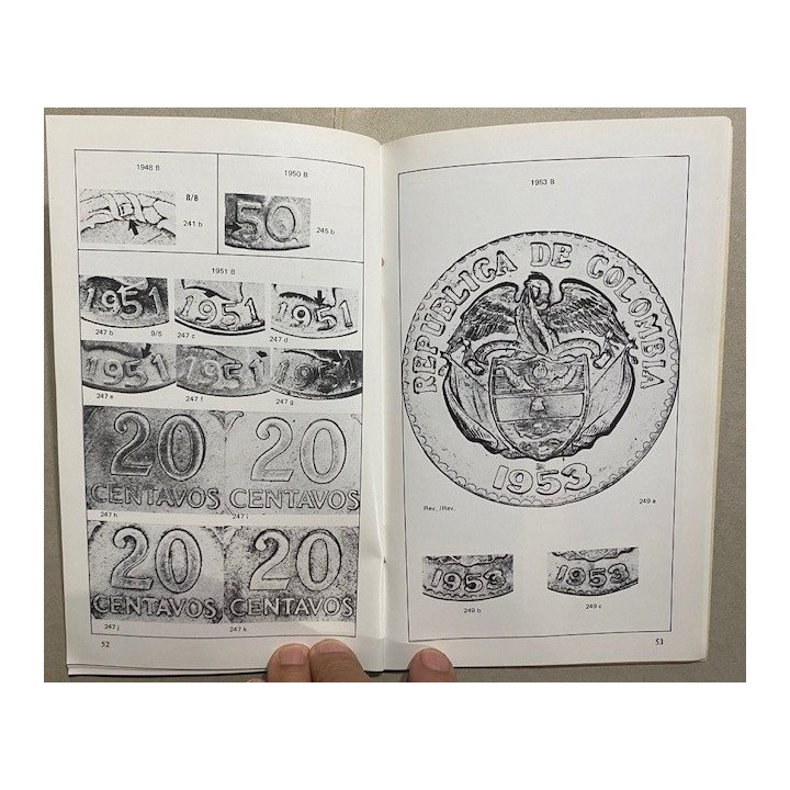 Catalogo 2 Reales 2 Decimos Y 20 Centavos 1811-1982 - Jorge Emilio Restrepo reverso