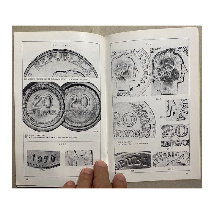 Catalogo 2 Reales 2 Decimos Y 20 Centavos 1811-1982 - Jorge Emilio Restrepo reverso