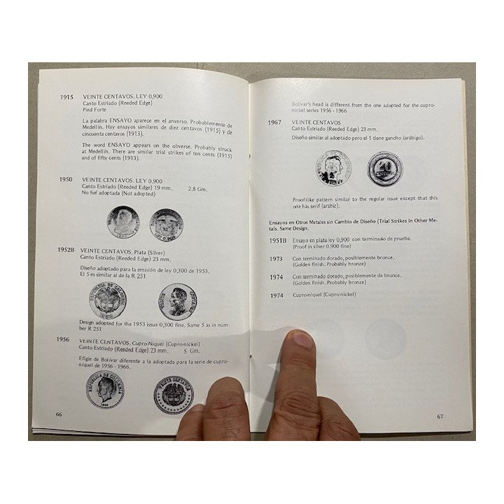 Catalogo 2 Reales 2 Decimos Y 20 Centavos 1811-1982 - Jorge Emilio Restrepo reverso