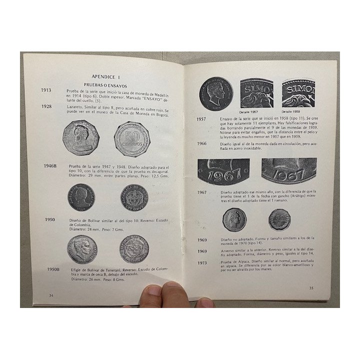 Catalogo 50 Centavos Siglo XX 1901-1978 - Jorge Emilio Restrepo reverso