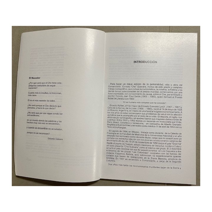 Ernesto "Che" Guevara y el Coleccionismo - Gilberto Gallo m y Bernardo Gonzalez W. reverso