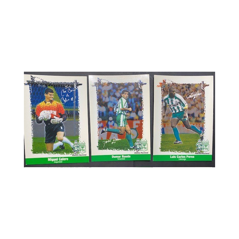 Atletico Nacional, Juego de postales oficiales 17 Unidades