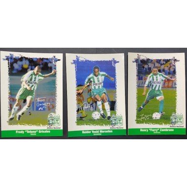Atletico Nacional, Juego de postales oficiales 17 Unidades