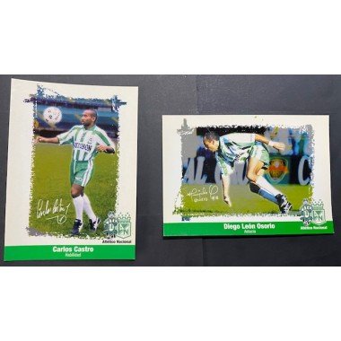 Atletico Nacional, Juego de postales oficiales 17 Unidades