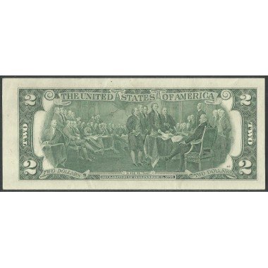 Estados Unidos, 2 Dollars 2013 F P538 Descentrada