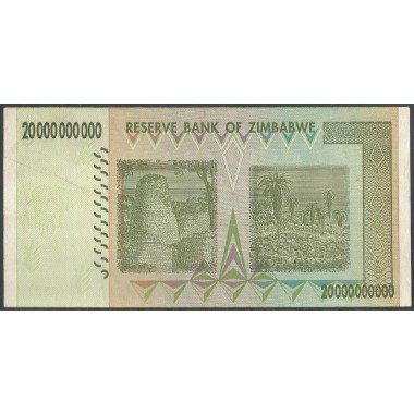 Zimbabwe, 20.000.000.000 Dollars 5 Nov 2008 P86