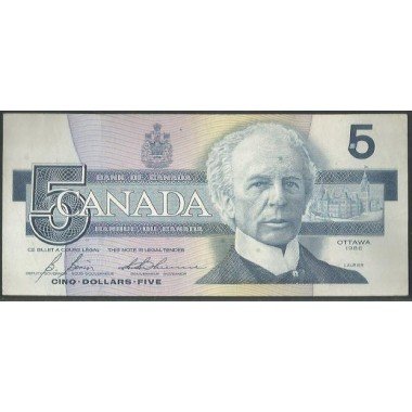 Canada, 5 Dollars 1986 P95c