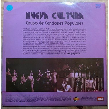 Nueva cultura, Grupo de canciones populares - Colombia 1987
