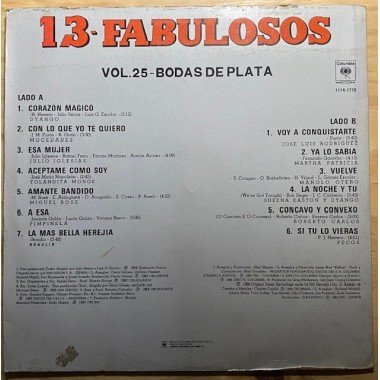 13 Fabulosos, Vol 25 Bodas de plata - Colombia 1984