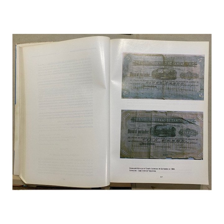 Moneda y Banca en Santander - Miguel J Pinilla G y Pedro A. Vivas G. reverso