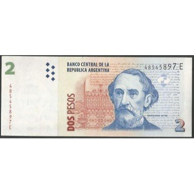 Argentina, 2 Pesos ND2002 Serie E P352