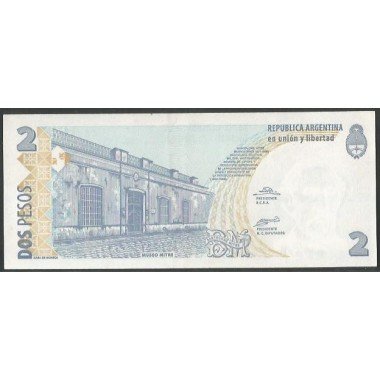Argentina, 2 Pesos ND2002 Serie E P352