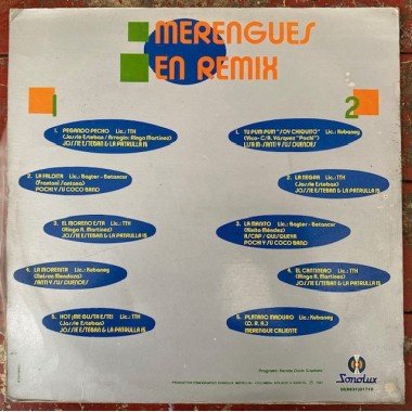 Merengues en remix - Colombia 1991