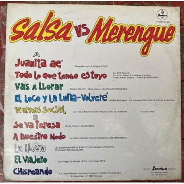 Salsa vs Merengue - Colombia 1987