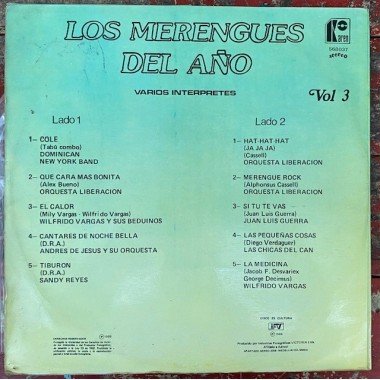 Los merengues del año vol 3 - Colombia 1986