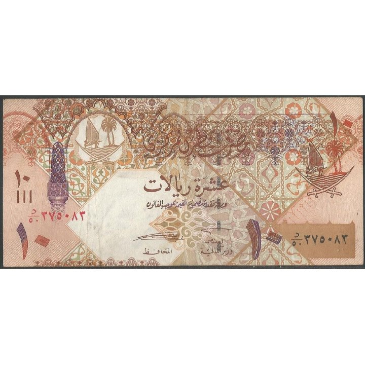 Qatar 10 Ryals ND2008 P30