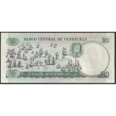Venezuela, 20 Bolivares 20 Oct 1987 C 8 Dig P71