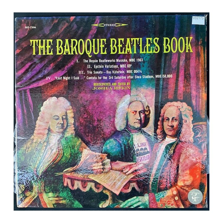 Joshua Rifkin The baroque Beatles book - Usa 1964