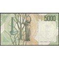Italia, 5.000 Liras 4 Ene 1985 P111b