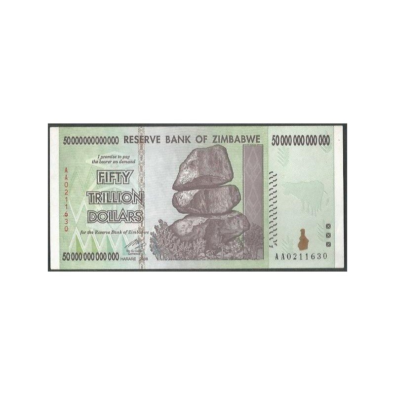 Zimbabwe, 50.000.000.000.000 Dollars 2008 P90