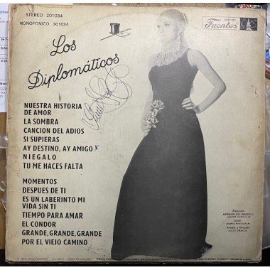Los Diplomaticos, Canciones de amor - Colombia 1975