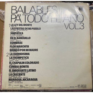 Bailables pa' todo el año, Volumen 3 - Colombia