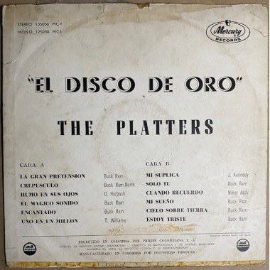 The Platters, Encore of golden hits - Colombia