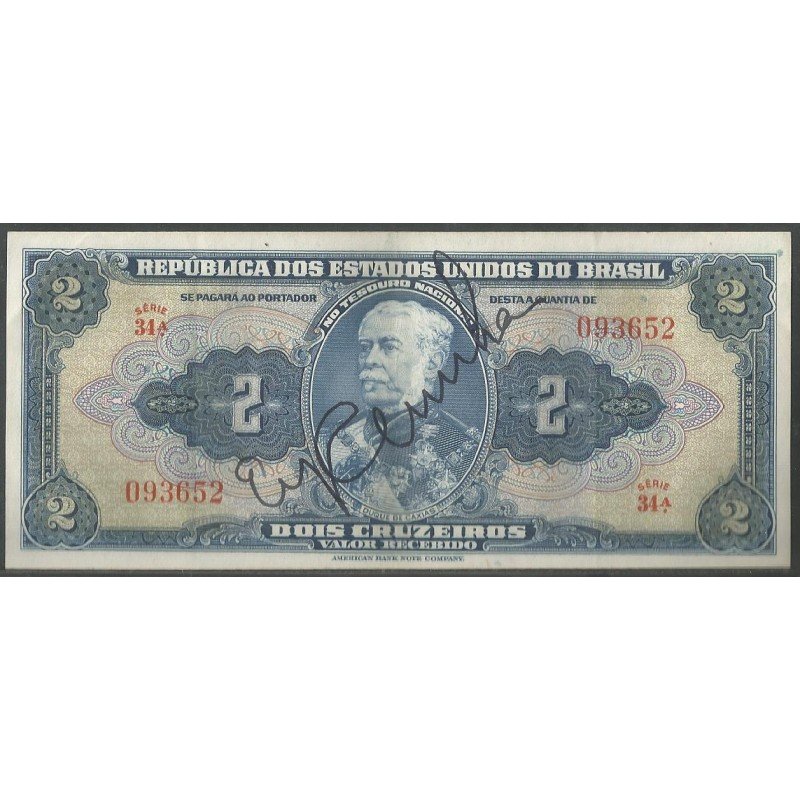 Brasil, 2 Cruzeiros ND1944 P133a