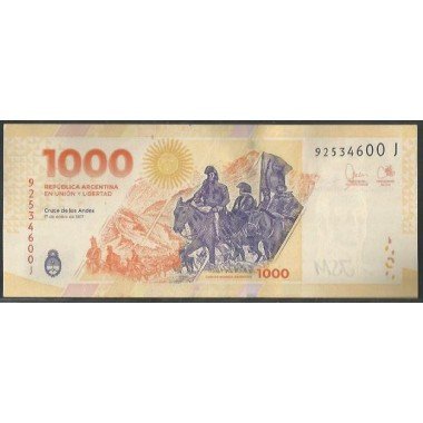 Argentina, 1.000 Pesos ND2023 Serie J P367