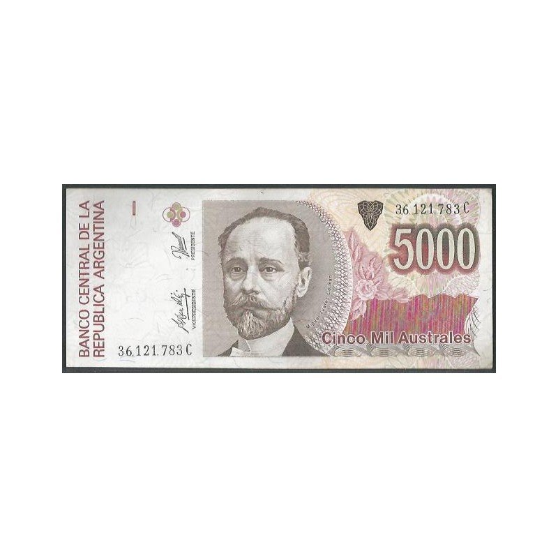 Argentina, 5.000 Australes ND1989-91 Serie C P330e