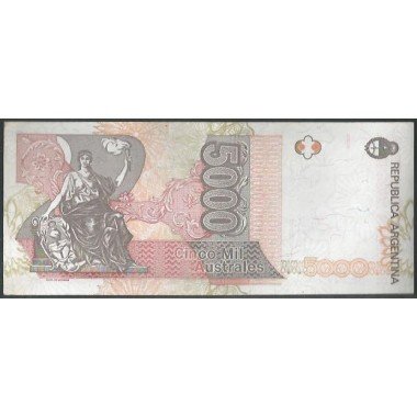 Argentina, 5.000 Australes ND1989-91 Serie C P330e