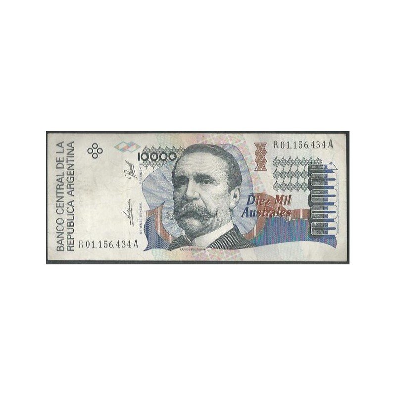 Argentina, 10.000 Australes ND1989-91 Serie A Reposicion R P334a